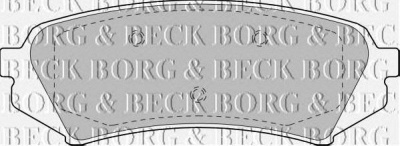 BORG & BECK bbp1685 -  Комплект тормозных колодок, дисковый тормоз